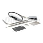 Alliance 8 1/2 in. Hood Mount Stainless Steel Mirror Assembly | N74B 60171