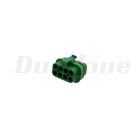 Bussman 8-Position Sealed Connector, Green | 32006C22