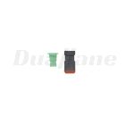 Caterpillar Black 2-Way Plug Connector | 1552270