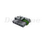 Delphi Metri-Pack 280 Gray 5-Way Sealed Female Connector | 23-13142-500