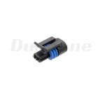 Freightliner 2 Cavity Plug Connector, Metri-Pack 150.2P2S, PAC, Black | 23-13142-211