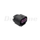 Freightliner 3 Cavity Plug, Global Terminal 150s, Black | 23-13144-304