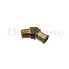 Freightliner 45-Degree Fitting, 1/2 NPT X 3/4 Hose | 23-12386-012