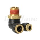 Freightliner 90 Degree Push to Connect Elbow, 0.50MPT, 0.38NT, 0.50NT | 23-14417-002
