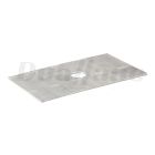 Freightliner Aluminum Axle Shim, 4 Inch X 7 Inch X 0.5 Degree, 0.88 | 16-13363-001