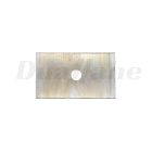 Freightliner Aluminum Axle Shim, 4-Inch X 7-Inch X 1.0 Degree, 0.89 | 16-13363-003
