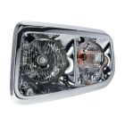 Freightliner Headlamp Assembly, Chrome, Left-Hand  | A06-88572-008