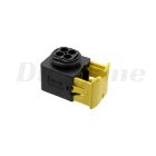 Freightliner Multi-Purpose Wiring Terminal - ECU/Device, Female, Black, Plug, 4 Cavity Count | 23-13149-408
