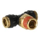 Freightliner Tee - Pipe, Brass, PTC, .50MPT, .50NT, .50NT | 23-14397-009