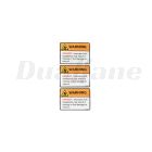 Freightliner Warning Label, Headlamp Bulb CHG | 24-02029-000