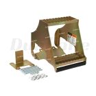 Retrac HighRise Folding Rear Entry Step (Fits 4" Bumper Beam) | 409924