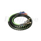 Torque Air Line/ABS Cable - 12 ft., 3-in-1 Wrap, 7-Way, Air Hoses with Gladhand Handle Grip | TR813212