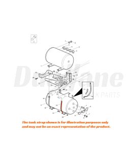 Volvo Air Tank Mounting Strap | 21110979