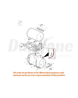 Volvo Air Tank Mounting Strap | 21110981