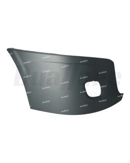 Freightliner Bumper End Fascia with Fog Lamp, Right Hand, Gray | 21-27300-005