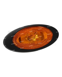 Freightliner Fender Mounted Turn/Marker Lamp, Black, Left Hand | A06-71928-004
