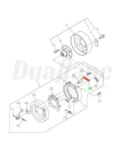 Isuzu Parking Brake Brace Plate | 1462390030