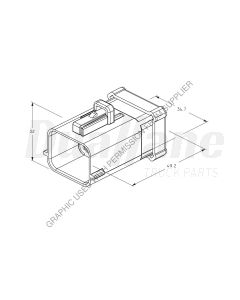 Freightliner 16 Cavity Bulkhead Recepticle, M1.6 | E5162 001