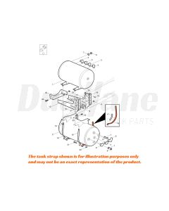 Volvo Air Tank Mounting Strap | 21110981