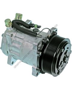 Alliance A/C Compressor, SH7H15HD, 4660, 119 mm, 8 Groove, PV8, 12 Volt, Ear Mount, R134A, JDA | N83 2025 04660