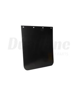 Poly-Jec Black Rubber Mud Flap, 24x30 | 24X30PB