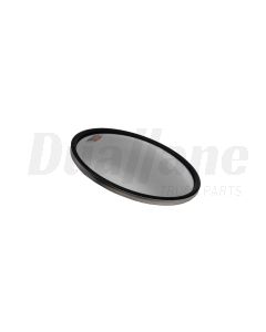 Alliance 8 1/2 in. Center Mount Convex Stainless Steel Mirror | N74B 10801