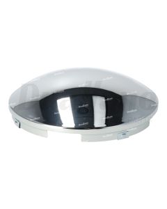 American Chrome Chicago Company Chrome Front Hubcap With 4 Notches | 41400