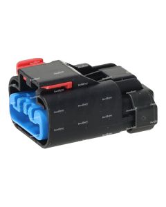 Aptiv APEX 2.8 Sealed 4-Way Black Female Connector, A Key | 23-13153-410