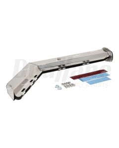 Betts 30 Inch Angled Spring Loaded Stainless Steel Mud Flap Hanger | M673025PTPU