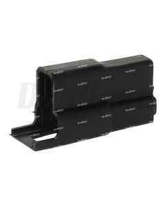 Delphi 56 Series Black 2-Way Male Connector | 2984883 B