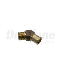 Freightliner 45-Degree Fitting, 1/2 NPT X 3/4 Hose | 23-12386-012