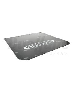 Freightliner Black Plastic Mud Flap with Logo | 22-69608-201