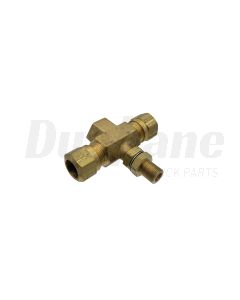 Freightliner Fuel Line Fitting - Tee, NTA, NPTF, Anchor, #10 Tube | A23-13071-010