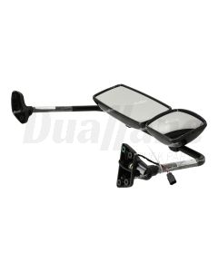 Freightliner Rearview Outer Mirror Assembly, Black, Heated, Right Hand | A22-74244-002