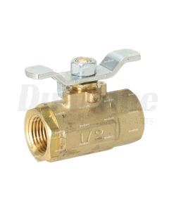 Freightliner Tee Handle Valve, 1/2 Female x Female | A23-09108-005