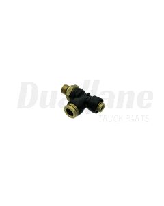 Freightliner Tee Run, M12 O-ring X 3/8 + 1/4, push-to-connect | 23-14562-003
