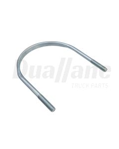 Freightliner U-Bolt Clamp, 5-Inch, Zinc, Flatened | 23-09459-005