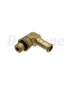 Parker Hannifin Elbow - 7/16 -20, 3/8hose, 90, Brass | 1695HB64
