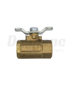 Parker Hannifin Tee Handle Valve, 1/2 Female x Female | V500P8 04