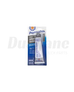 Permatex Clear RTV Silicone Adhesive Sealant, 3 ounce | 80050