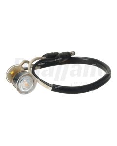 Truck-Lite 33 Series LED Clear/Yellow Round, 1 Diode, Marker Light, PC, 12V | 33285Y