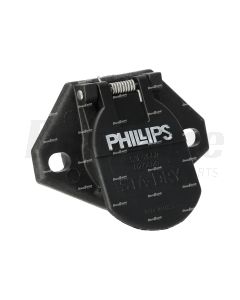 Volvo 7 Pin Socket, Beullet Terminal, Split Pin, 2 Hole Mount | 20462800