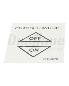 Volvo Chassis Switch Decal | 24158670