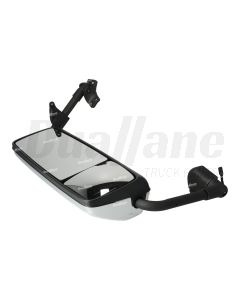 Volvo Heated Cab Mirror with CB Hole, Aero Chrome, Left Hand | 23968400