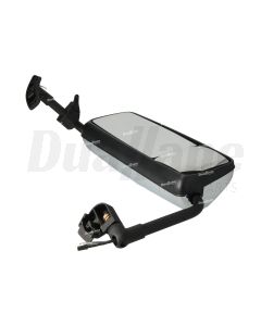 Volvo Heated Cab Mirror with CB Hole, Aero Chrome, Right Hand | 23968401