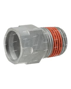 Volvo Straight Low Pressure Adapter, 1/2 NPTF Male to 15mm Female | 21866811
