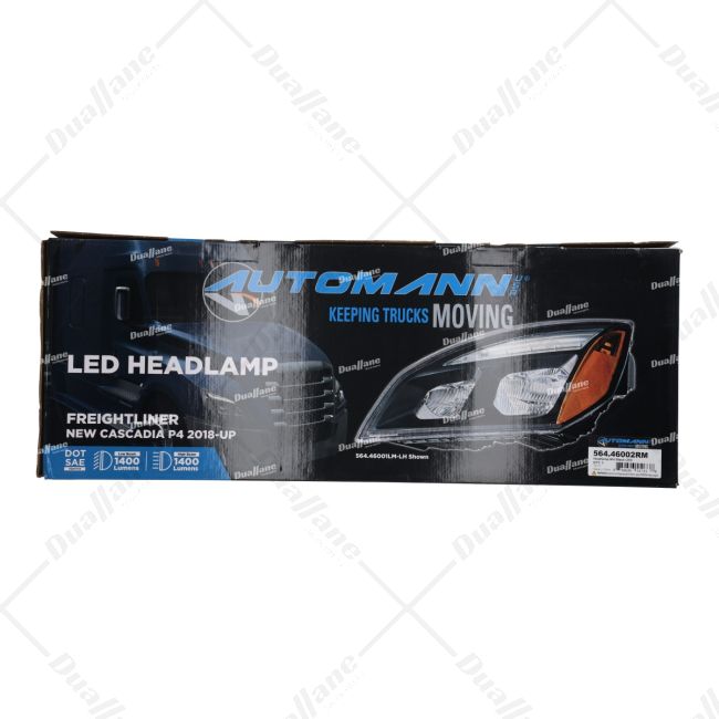 Purchase Automann Freightliner P4 Black LED Headlamp, Right Hand