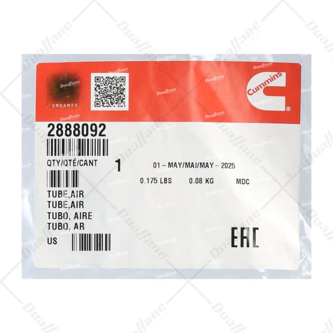 Order Cummins EPA13 8.9 liter ISC/ISL Air Tube | 2888092 for