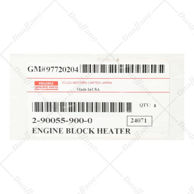 Purchase Isuzu Engine Block Heater | 2900559000 for only $126.24