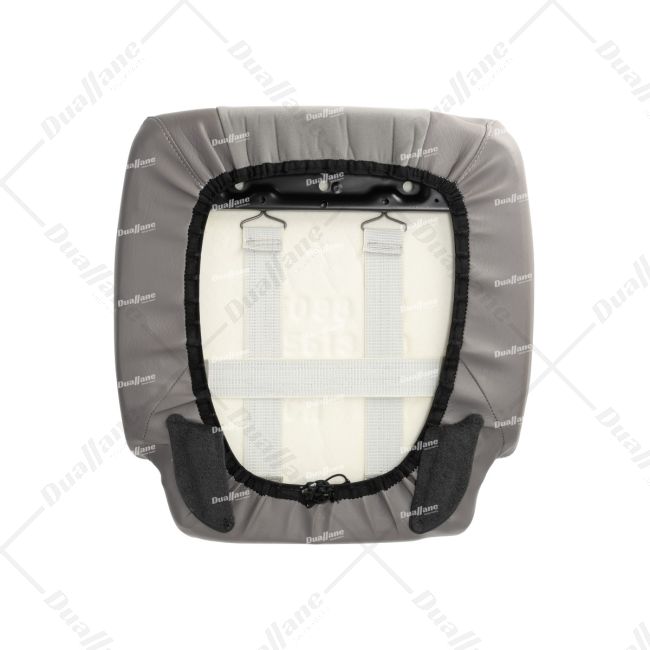 Order National Seating Gray Cloth/Vinyl Upholstered Seat Cushion